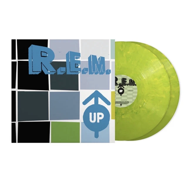 R.E.M UP 25TH Anniversary Limited Edition Green Marble Vinyl LP NR Mint