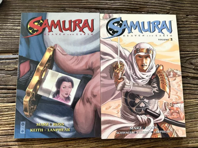 SAMURAI HEAVEN AND EARTH Vol 1 & 2- Softcover - TPB - Dark Horse - RARE - OOP