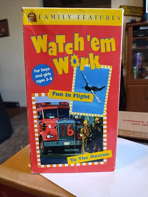 Watch Em Work VINTAGE VHS WATCH 'Em Work Fun In Flight, To The Rescue £12.02 ...