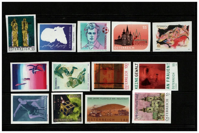 Österreich - Lot Buntdrucke aus 2006 bis 2014 - 31 Stück