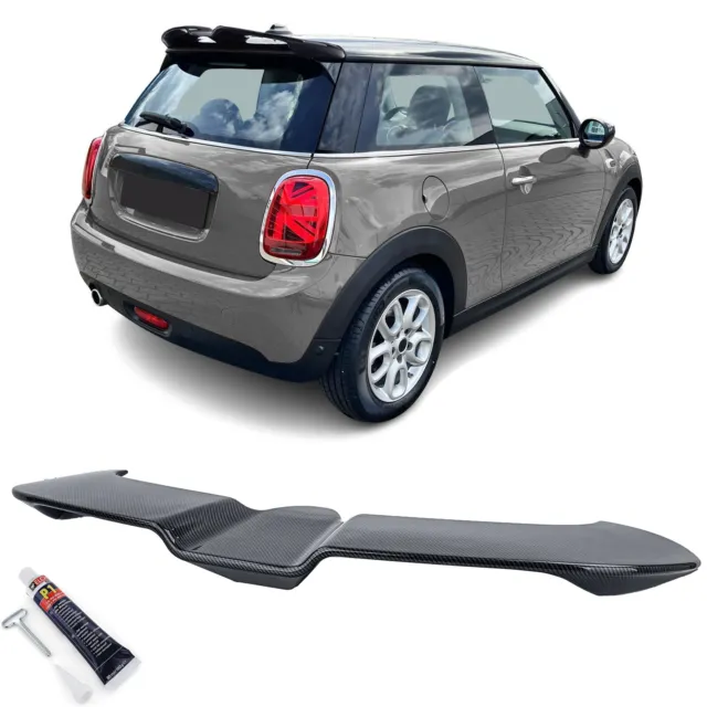 Spoiler de Toit Optique Carbone pour Mini One Cooper F55 F56 à Partir 2013-