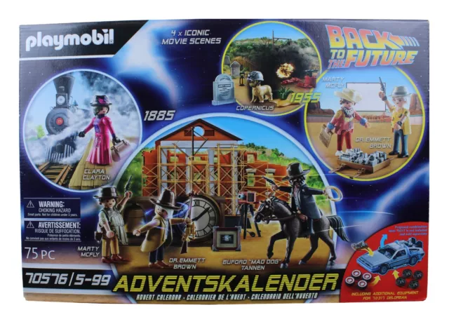 Playmobil Adventskalender 70576 Back to the Future III - Zurück in die Zukunft 3