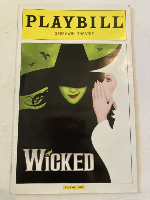 Wicked Playbill Gershwin Theatre March 2014 New York Yo Andy Brother Act
