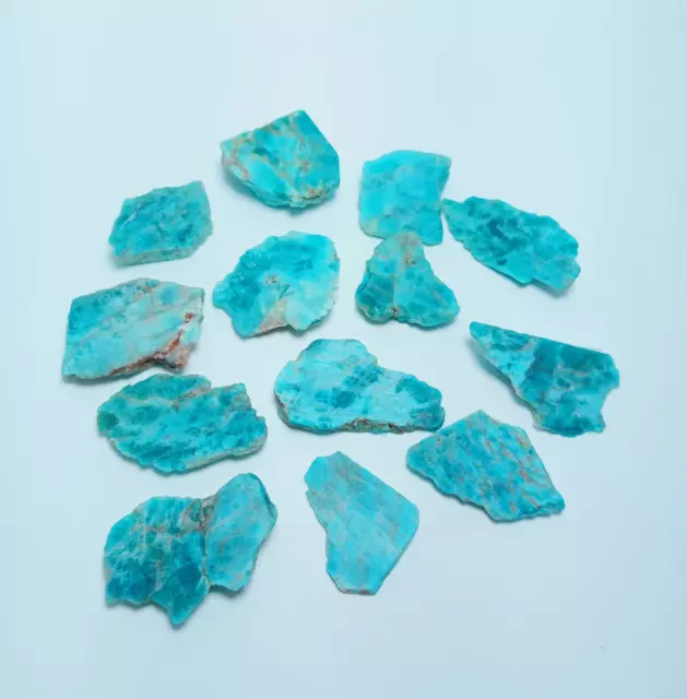 10 Pcs Turquoise Rugueux, Spécimen Turquoise, Lot Brut Turquoise Bleu Naturel