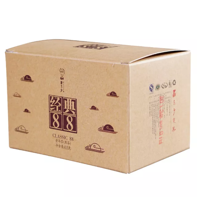 400g Ripe Puer Box Top-grade PU'ER TEA Classic 88 Old Tea Pu-erh Tea Loose