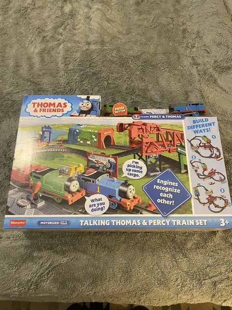 FISHER-PRICE THOMAS AND Friends Talking Thomas And Percy Train Set ...