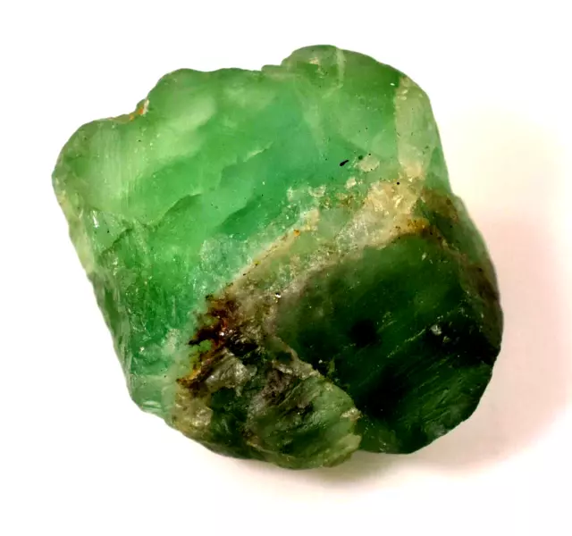 141.55 Ct Naturel Vert Brésil Fluorite Terre- Miné Cristal Lâche Brut