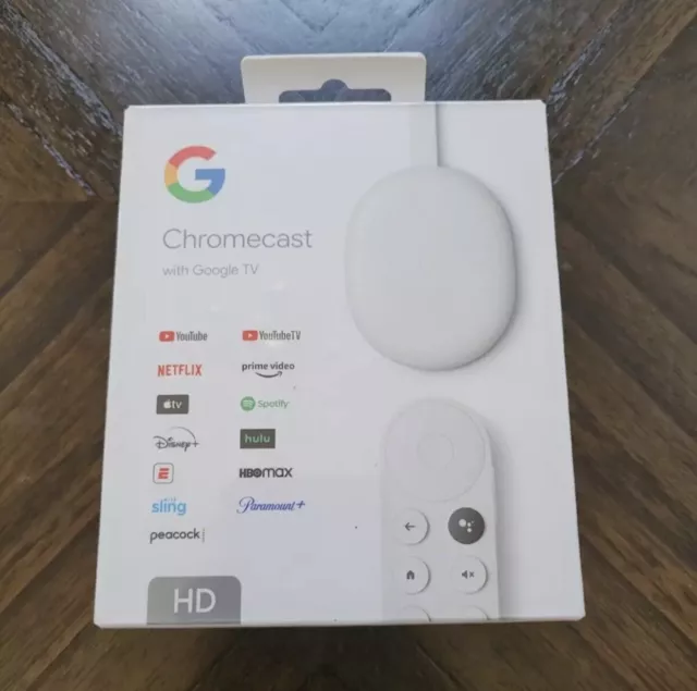 Google Chromecast con Google FHD TV - Nieve (GA03131-EE. UU.)