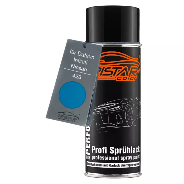 Autolack Spraydose für Datsun Infiniti Nissan 423 Saviem Blue Basislack