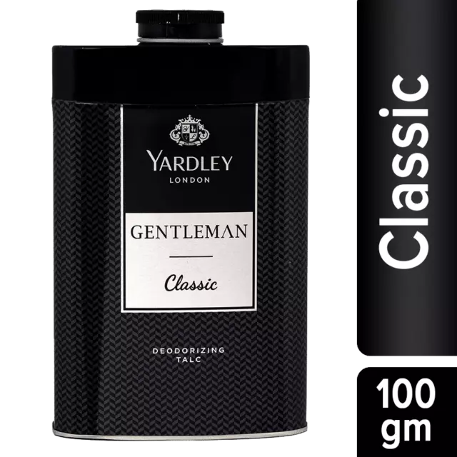 3 polvos de talco Yardley London Gentleman Classic, paquete de 100 gramos,...