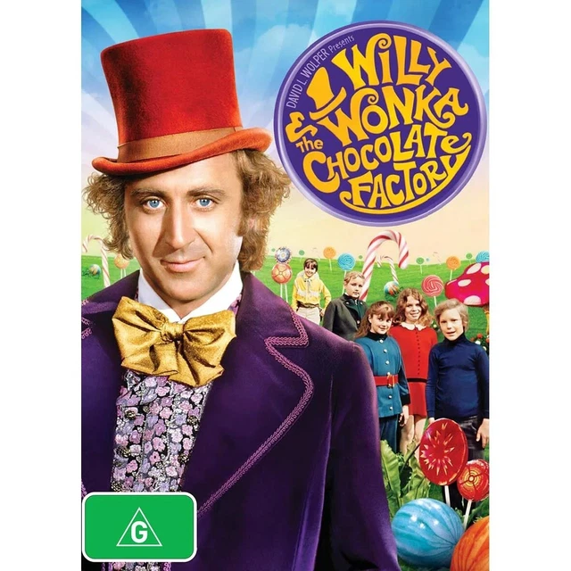 WILLY WONKA AND The Chocolate Factory (DVD, 1971) Region 4 (Gene Wilder