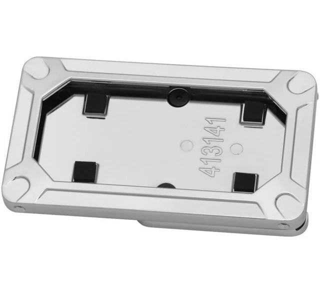 Kuryakyn Nova Side Mount License Plate Frames Chrome 3141