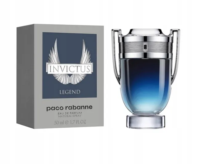 ⭐⭐ Paco Rabanne Invictus Legend 50 ml EDP eau de parfum nuevo embalaje original en lámina RARO ⭐⭐