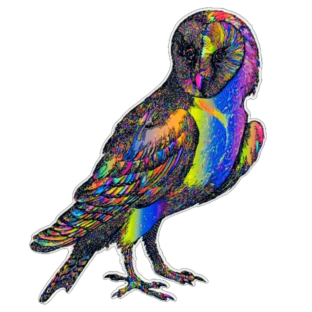 BARN OWL VINYL Decal Sticker WATERPROOF Die Cut to Shape Wall Laptop Car #161