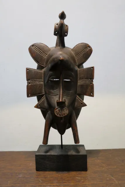 African tribal art - Senufo  kepelie mask - Ivory coast - Côte d'Ivoire