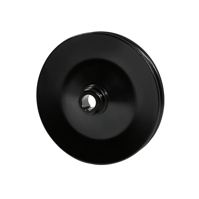 GM Power Steering Black Steel Pulley Chevy Single Groove 5/8 Keyway Saginaw