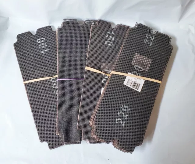 Pantallas de lijado para paneles de yeso de grano surtido SIA, a granel, lote de 49 hojas