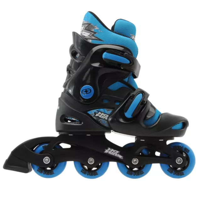 No Fear Kids Inline Skate Juniors Boys Children Roller Skates 2