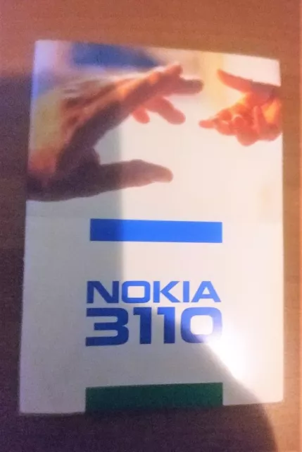 Istruzioni italiano telefono cellulare Nokia 3110 USATE ben tenute