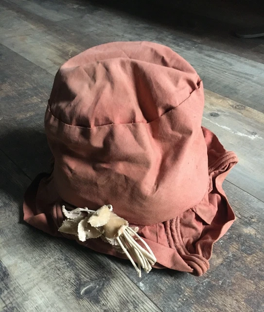 Chapeau Cloche En Fourrure Marron Vintage Années 1930 - Fait Main En France - Taille Unique