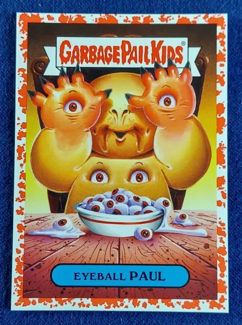 2019 Garbage Pail Kids Revenge Oh Horror-ible RED PARALLEL 9b Eyeball PAUL