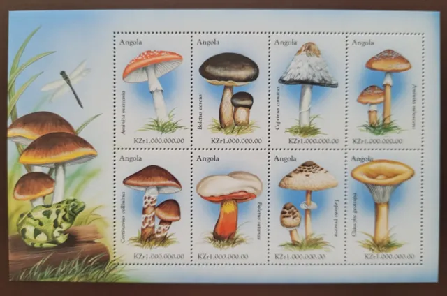 Angola 1999 / Mushrooms   /  8v ms*