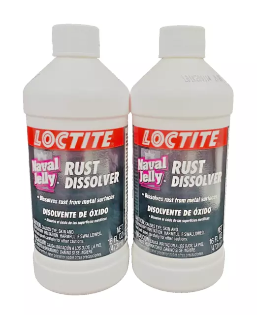 2X Henkel LOCTITE Naval Jelly Rust Dissolver from Metal Surfaces 16oz ea (32 oz)