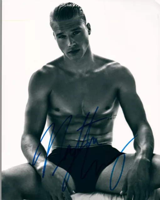 Matthew Noszka Shirtless Actor Model Autographed Signed 8x10 Photo Coa £48 00 Picclick Uk