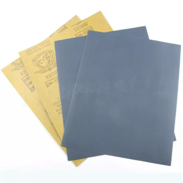 Wet and Dry Sandpaper 320 - 3000# Grit Starcke Abrasive Waterproof Paper Sheets