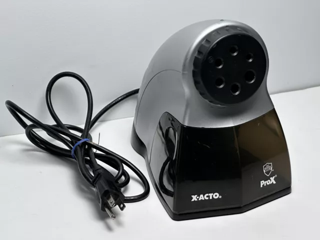 X-Acto® Prox Electric Pencil Sharpener, Silver/Black Epi1612