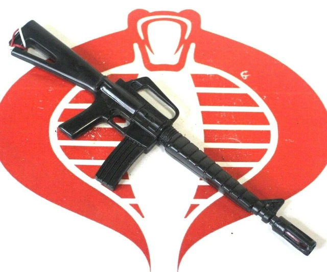 GI JOE MILITARY Weapon M16 Assault Rifle Black 16 Scale Accessory