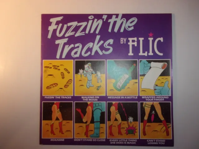Vinyle 45T FLIC "Fuzzin' the tracks" - Pres. France 1984 - Disco - EX/NM
