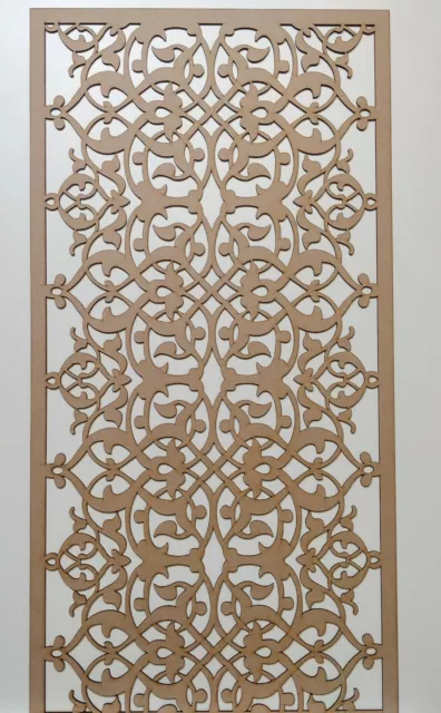 Radiator Cabinet Decorative Screening laser cut 3,4 &6mm thick  MDF pattern E77M