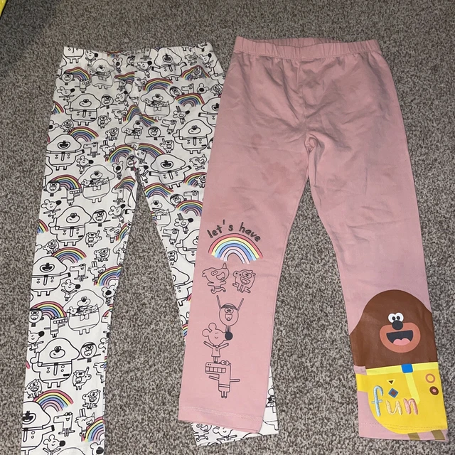 pacchetto di 2 leggings ragazza hey duggee 4-5 anni