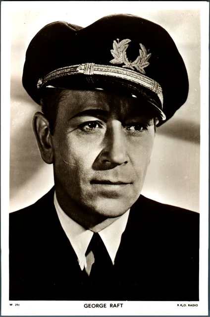 GEORGE RAFT PORTRAIT real photograph card Picturegoer Series 128 No 294 ...