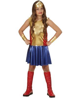 Widmann Widmann Milano Wonder Girl Costume da Super Eroina per Bambina Carnevale 