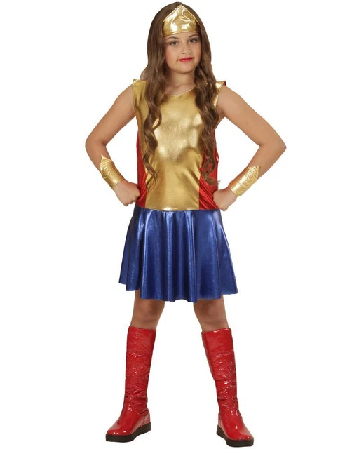 COSTUME CARNEVALE WONDER Girl Super Eroina PS 25798 Costumi Bambina EUR  20,00 - PicClick IT