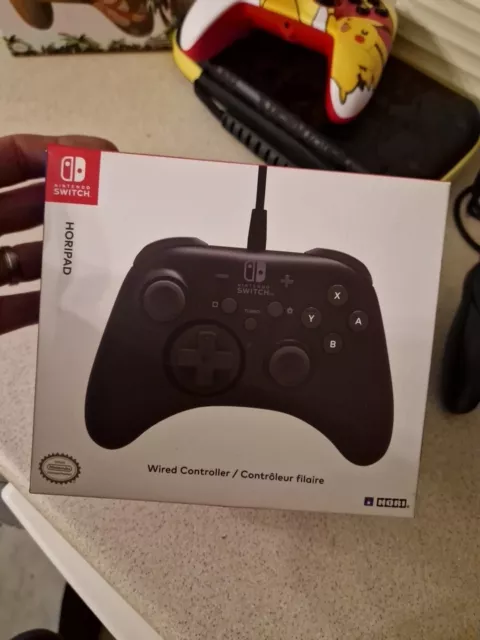 Black HoriPad Wired Controller - Nintendo Switch - Boxed with Manual 🌟 🌟 🌟