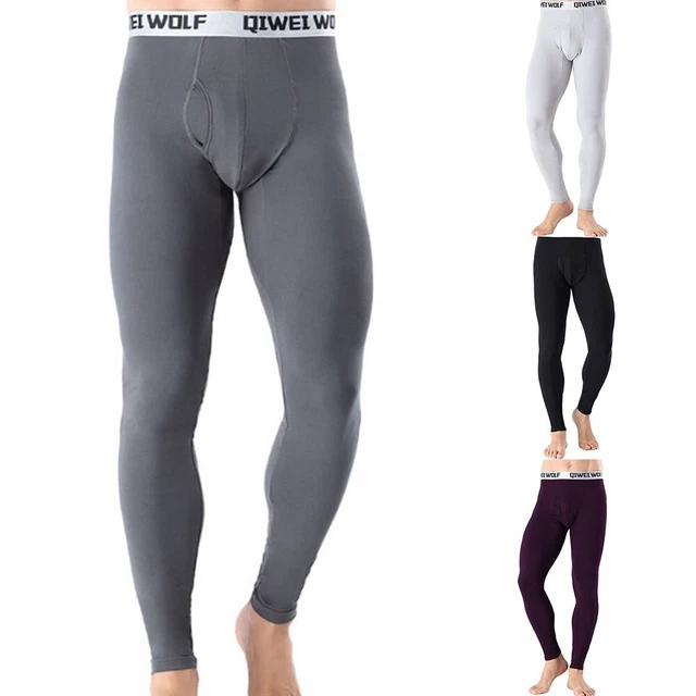 Chaud Solde Thermique Leggings Caleçon Long Confortable L-2XL Mid-Waist Modal
