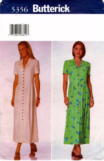 Butterick 5356 Misses Dress Sewing Pattern Uncut