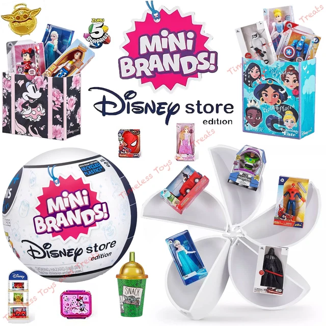 5 Surprise Mini Disney Store Brands Series 1 Collector Case New