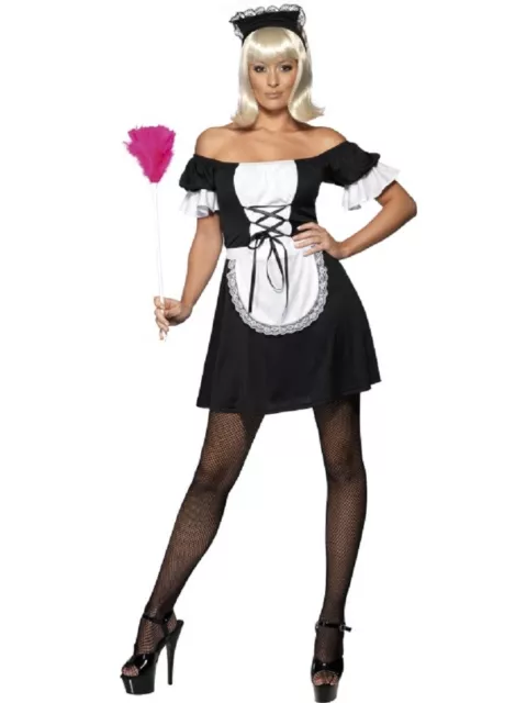 Widmann Costume Carnevale French Maid Vestito Sexy Cameriera Francese Donna