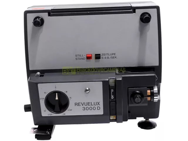 Proiettore Super 8 Revuelux 3000 D. con vario 15-25 f1-1,5