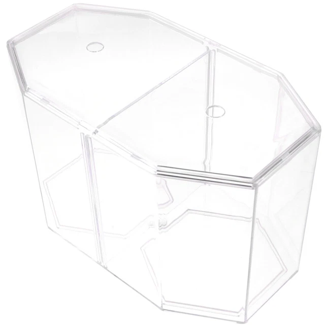 Guppy Breeding Box Fish Tank Baby Small Terrarium Round Glass Fish Bowl
