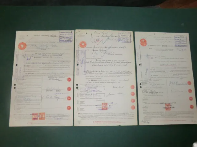 3 Old Share Certificates Documents (S993)