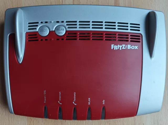 FRITZ!Box 7490 WLAN-Router mit Modem - Rot/Weiß (20002584)