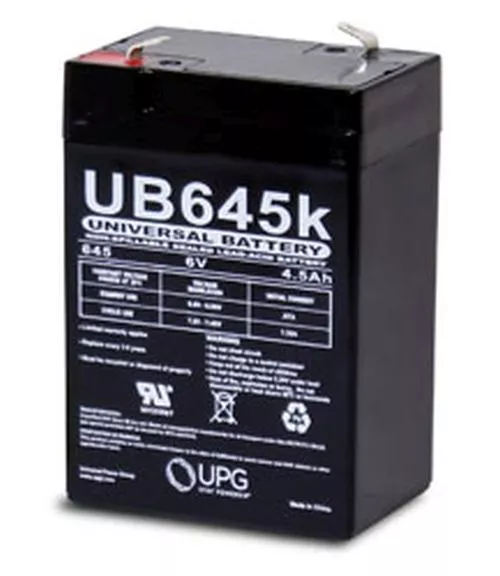 Replacement Battery Accessory For Upg Ub645 6V