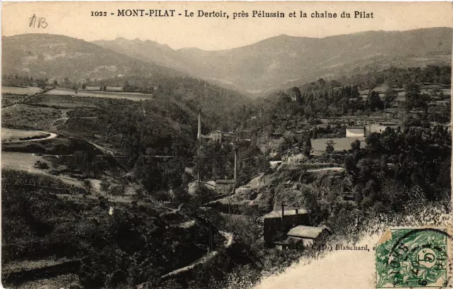 CPA MONT-PILAT - Le Dertoir - Pres PELUSSIN et la chaine du PILAT (487304)