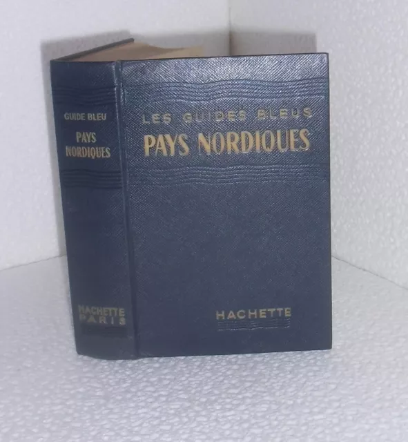 Les guides bleus Hachette.PAYS NORDIQUES 1959  G001