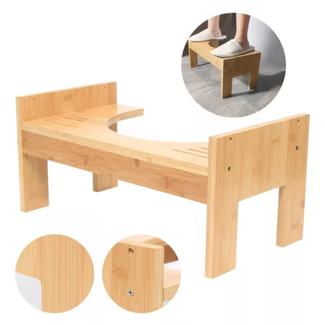 "Taburete de inodoro ayuda de inodoro más grueso para niños taburete infantil ajustable 7"-9"